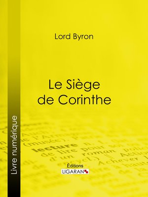 cover image of Le Siège de Corinthe
